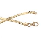 Image 3 of Gold gourmet link bracelet with fantasy | 22 cm