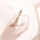 Image 9 of Gold ring with diamond; 0.27 ct.