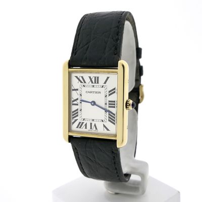 Image 1 of Cartier Tank Solo 'Large'; 18k gold watch