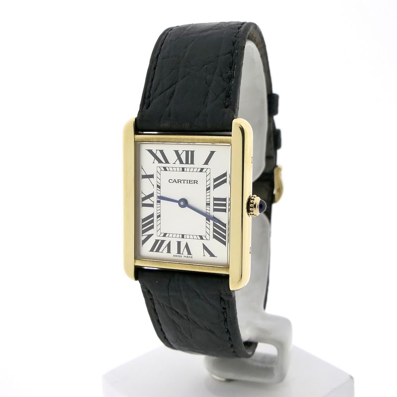 Image 1 of Cartier Tank Solo 'Large'; 18k gold watch
