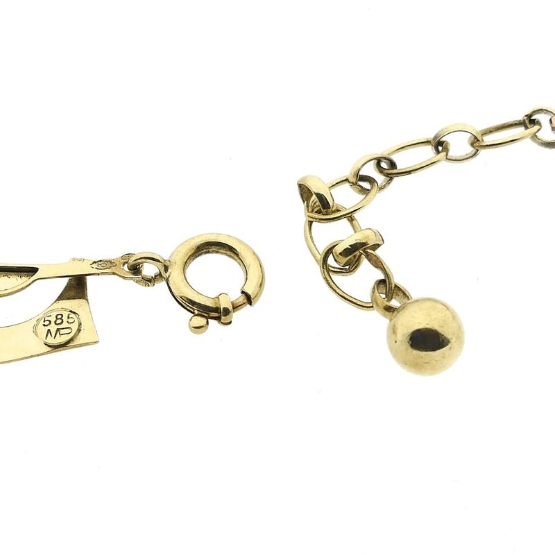 Image 5 of Two-tone gold fantasy link chain