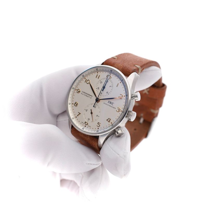 Image 5 of IWC Portuguese Chronograph IW3714-01; Automatic Men's Watch