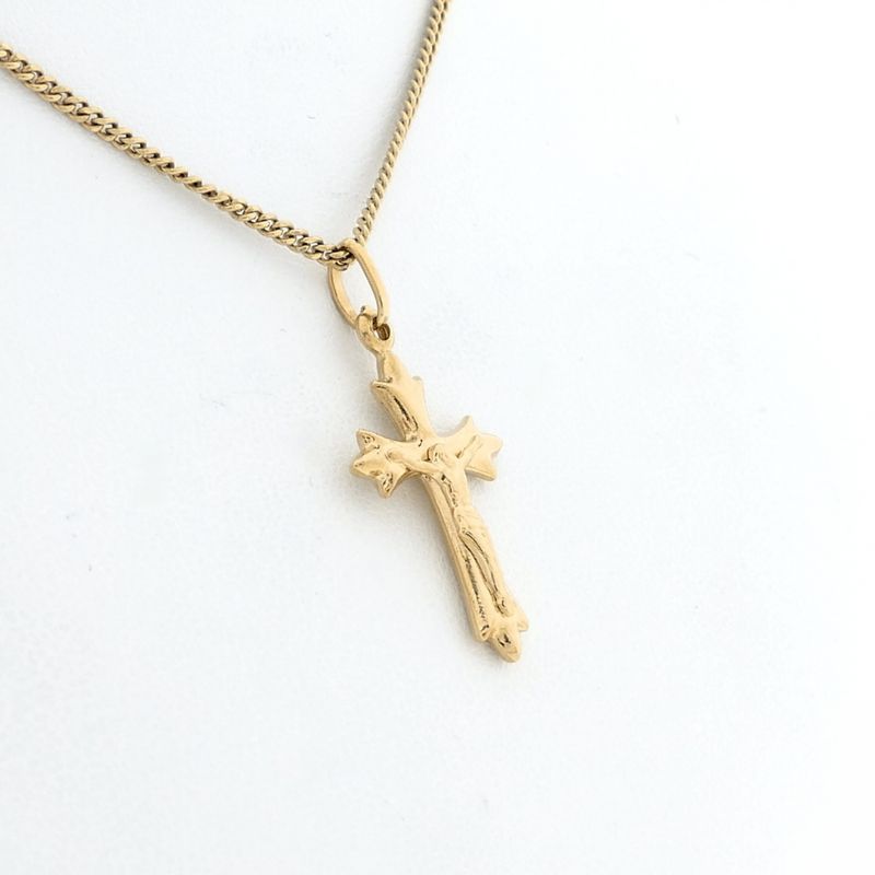 Image 5 of Gold pendant of a cross with corpus