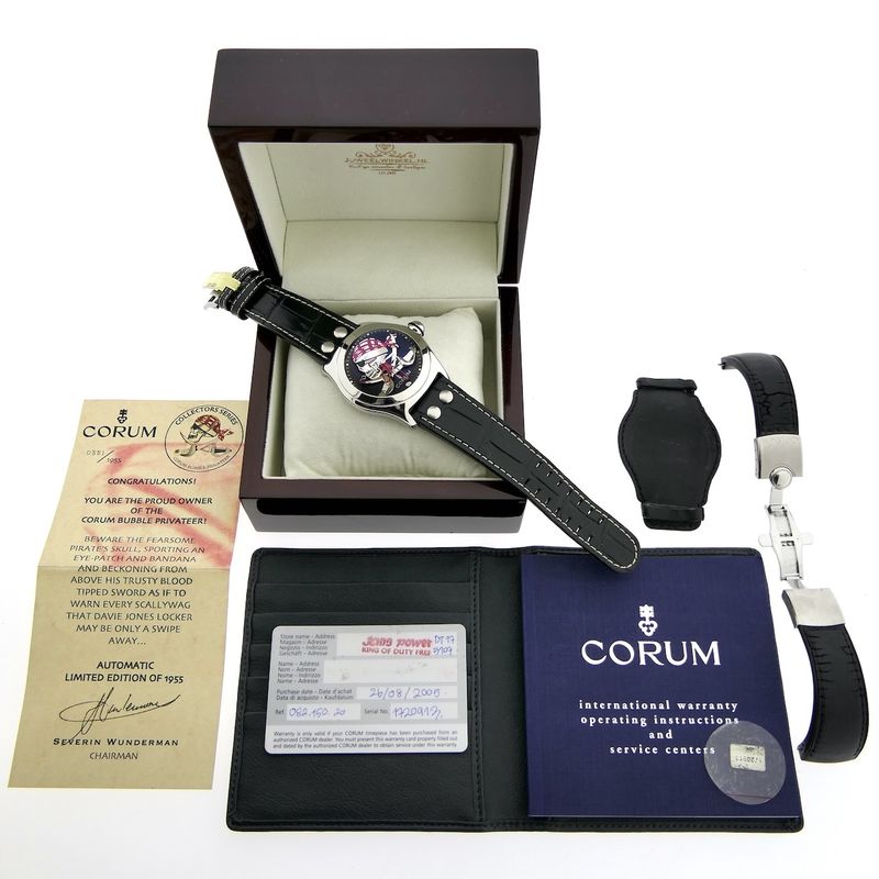 Image 16 of Corum Bubble 'Privateer' Limited Edition; Automatic men's watch