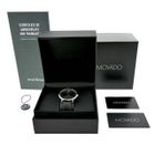 Image 17 of Movado Ulta Slim; Steel men's designer watch with gray dial; 0607086