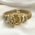 Image 12 of Swiss Geneva Bracelet/Cocktail Watch; 18k gold women's watch with diamonds