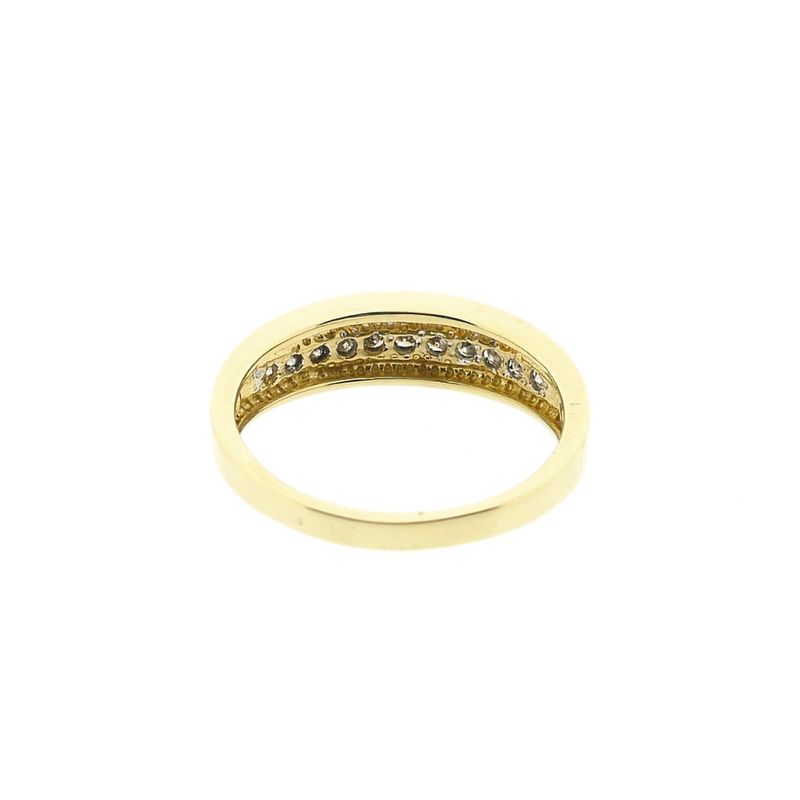 Image 6 of Bicolor Gold Ring with Zirconia
