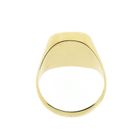 Image 3 of Gold signet ring with onyx