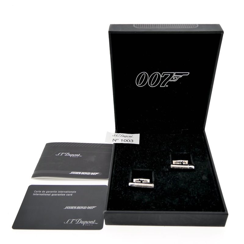 Image 12 of Exclusive cufflinks; S.T. Dupont; James Bond 007; Bullet Cuff Links