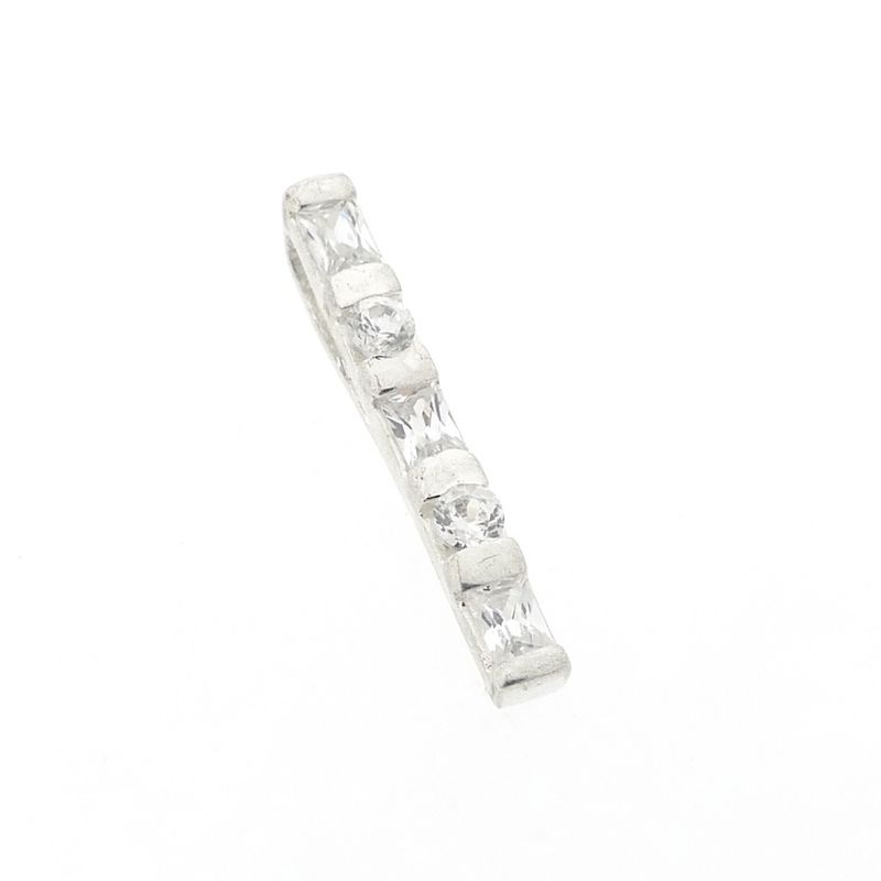 Image 1 of Silver pendant with zirconia