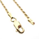 Image 5 of Long gold twisted link chain