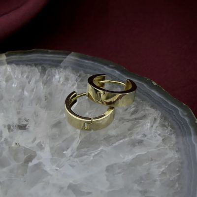 Gold earrings | Ø 13.7 mm Image 2 of Gold earrings | Ø 13.7 mm