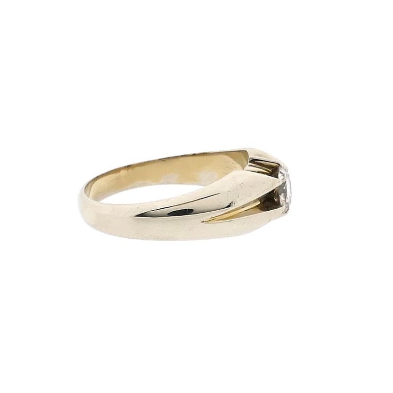 Image 5 of White Gold Solitaire Ring with Diamond; 0.50 ct.