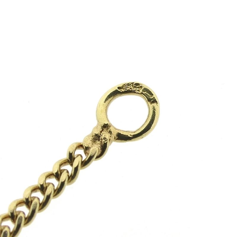 Image 4 of Gold gourmet link chain | 50.5 cm