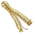 Image 4 of Gold classic link bracelet | 19 cm