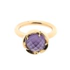 Image 5 of Rose gold Bron Jewelry 'Catch' ring with amethyst