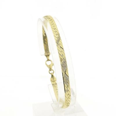 Image 1 of Gold bracelet with print; Midas | 20 cm