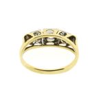 Image 4 of Gold Art Deco ring with diamond | 0.18 ct.