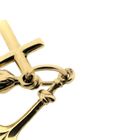 Image 8 of 8 carat gold pendant; Faith, hope, and love