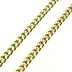 Image 6 of Gold gourmet link chain | 56 cm