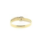 Image 4 of Two-tone gold solitaire ring with diamond | 0.02 ct.