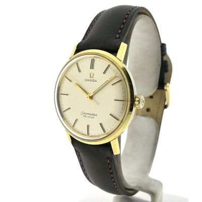 Image 2 of Omega Seamaster Deville 135.020; Vintage 14k goldcap men's watch