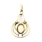 Image 6 of Gold Pendant with Citrine