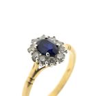 Image 5 of 18-karat gold ring with sapphire and diamond | 0.30 ct.