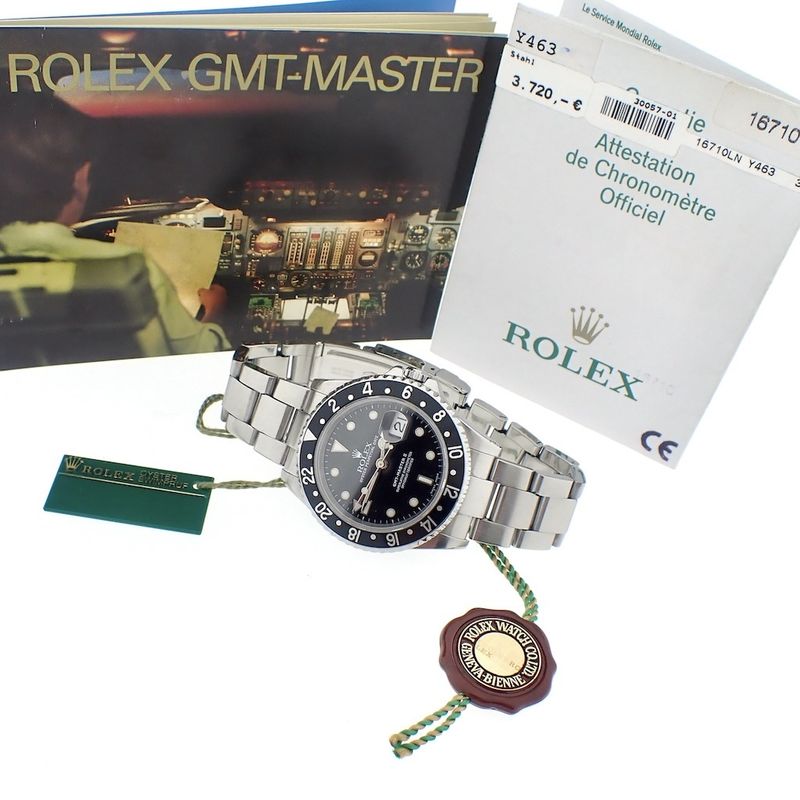 Image 6 of Rolex GMT-Master II 16710; GMT men's watch