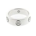 Image 6 of White gold LOVE ring set with diamond; Cartier