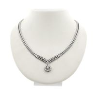 White gold necklace with diamonds 1.06 ct. | 43 mm