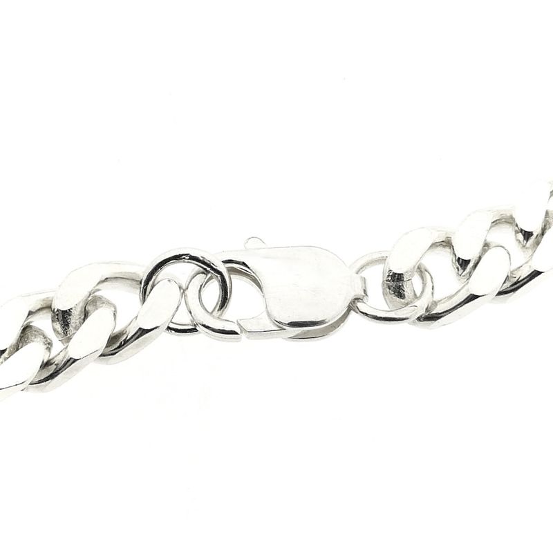 Image 5 of Silver robust gourmet link chain | 50 cm