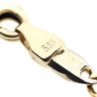 Image 7 of Two-tone gold Figaro link bracelet