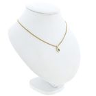 Image 4 of Gold minimalist pendant with topaz