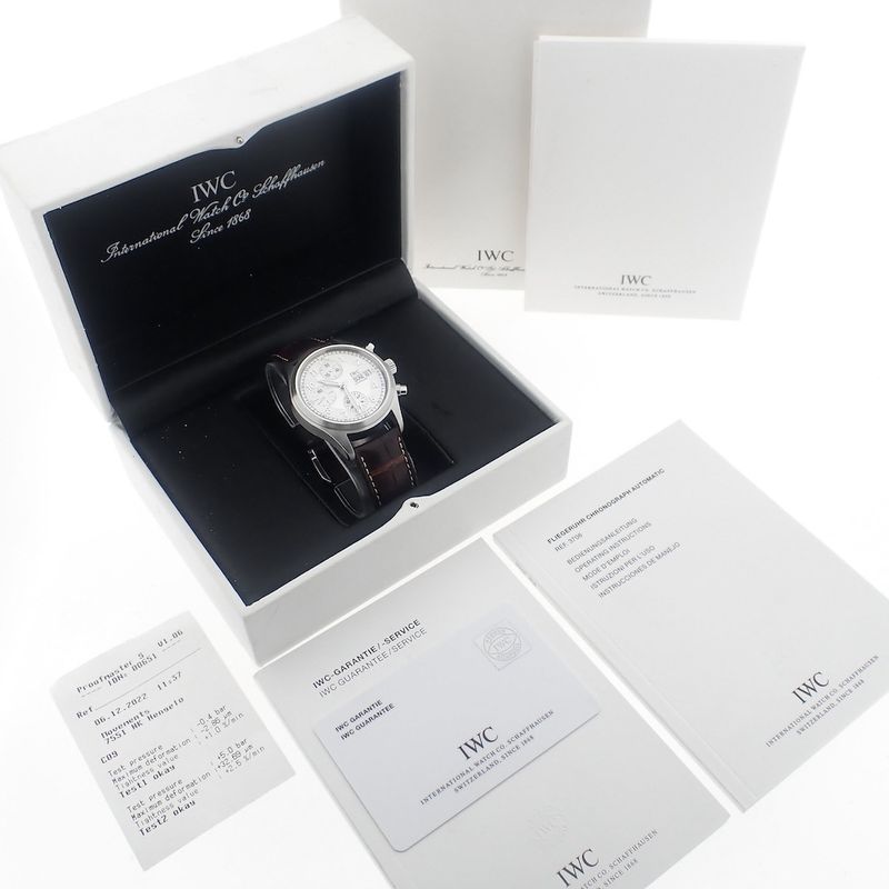 Image 14 of IWC Pilot Chronograph; Automatic men's watch