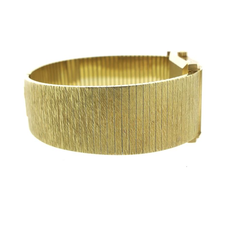 Image 16 of Patek Philippe Gondolo; 18k gold men's watch with papers from 1966