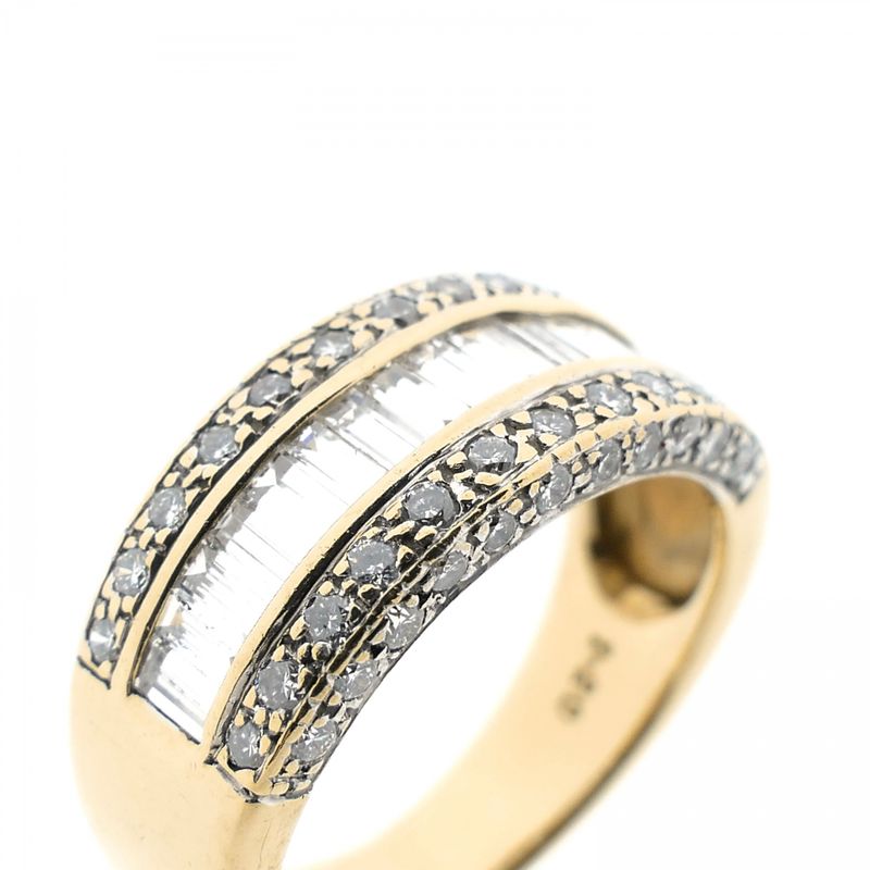 Image 5 of Gold ring with diamonds; 1.20 ct.
