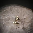 Image 2 of Gold stud earrings with zirconia