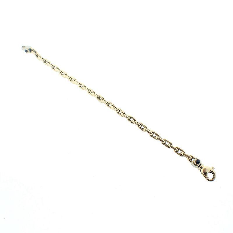 Image 7 of 18K solid gold link bracelet | 21 cm