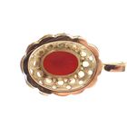 Image 4 of Gold pendant with blood coral | Vintage/antique