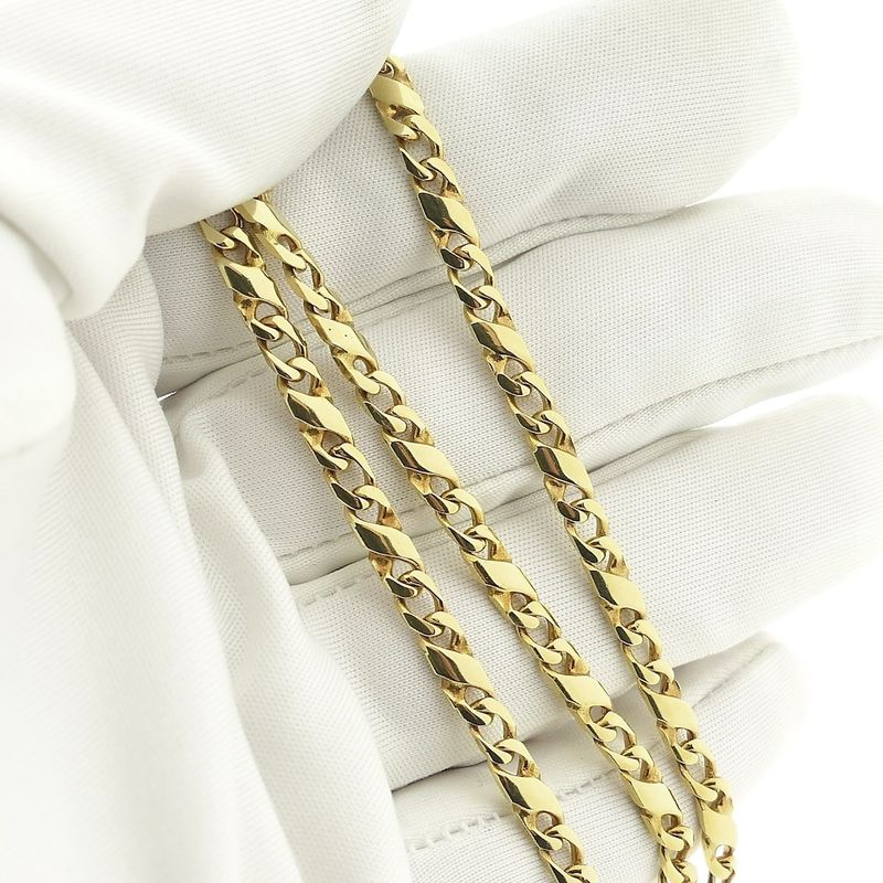 Image 5 of Gold infinity link necklace