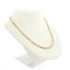 Image 3 of Bicolor gold fantasy link necklace