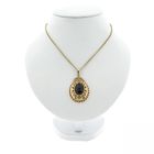 Image 6 of Vintage gold pendant with garnet