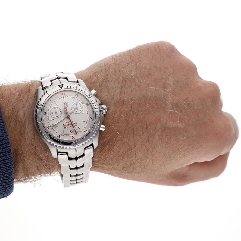 Image 15 of TAG Heuer Searacer Chronograph CT1114-0; Chronograph men's watch with countdown timer
