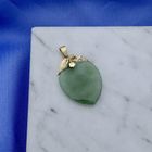 Image 7 of Gold pendant with Jade