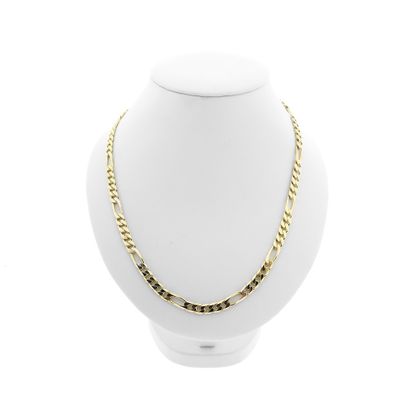 Gold Figaro link chain | 50 cm Image 1 of Gold Figaro link chain | 50 cm