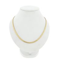 Gold S-link chain; 45 cm