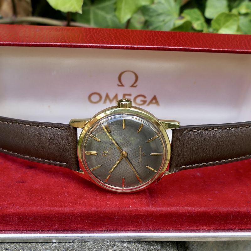 Image 12 of Omega 'Seamaster 30' 135.007; Vintage 14k. goldcap heren horloge