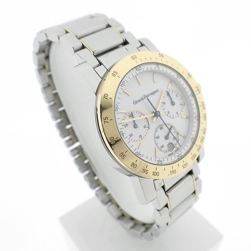 Image 3 of Girard Perregaux GP 7000; Gold/steel chronograph watch