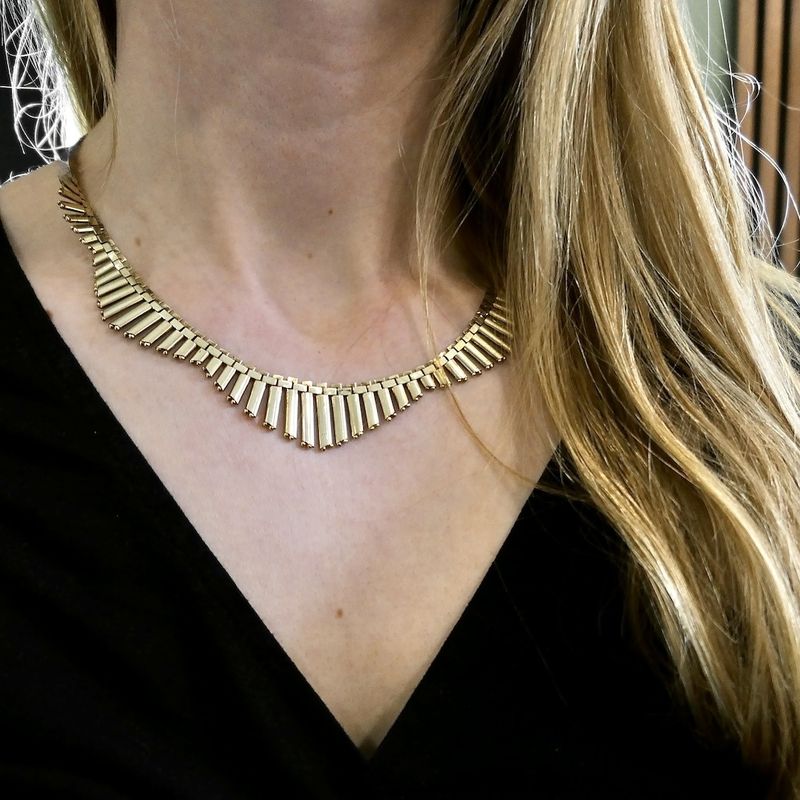 Image 5 of Gold Cleopatra necklace | 47 cm